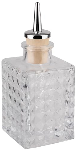 Buddy´s Bar Buddy's Bar - Bitter Bottle/Splash Bottle, Glass, Cork and Stainless Steel Pourer, 0.1 Litre, Cocktails, Liqueur, 66195