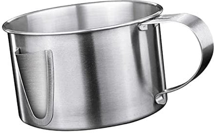 Cabilock Recipiente De Acero Inoxidable Vaso Separador De Grasa Disidente Colador Contenedor De Goteos Separador De Grasa De Aceite Filtros Salsa Goteando Agua Olla De Filtro De Aceite