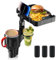 Bvdfgk Bandeja para Portavasos para Automóvil: Expansor de Portavasos 4 en 1 con Mesa de Bandeja de Comida Expandible y Soporte para Teléfono de 360 ​​​​° para Viajes en Automóvil