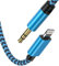 Aux Cable for iPhone in Car,3.5mm Jack Aux to Lightning Cable for iPhone 14/14 Pro/14 Pro Max/14 Plus/13/12 Mini/11/11 Pro/XS/XR/X/8/7 Aux Cord Audio Aux Lead for Car Stereo/Headphones/Speaker.