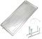 Bac Condensat Clim Acier Inoxydable, Bac de Récupération des Condensats avec Support de Montage, Kit D'accessoires de Drainage, Tuyau de Vidange, Sortie D'eau(84 * 38cm)