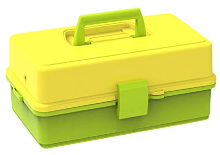 LHGDMJO Pencil Case Art Painting Tool Storage Box Pupil Painting Toolbox Nail Supplies Storage(Green)