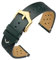 ANNEFIT Vintage Leder Uhrenarmband, Schnellverschluss Ersatzband 20mm mit Gold Schnalle für Herren Damen (Tiefe Kiefern)