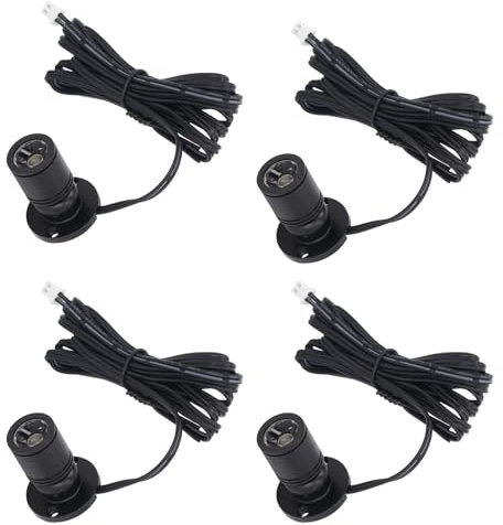 TOPINCN 4 Stück Mini-Spot-Licht, LED-Display-Spot-Lichter, Mini-dimmbarer USB-Strahler für Vitrine, Eingangsbereich, Schmuck, Veranda (Warmes Licht)
