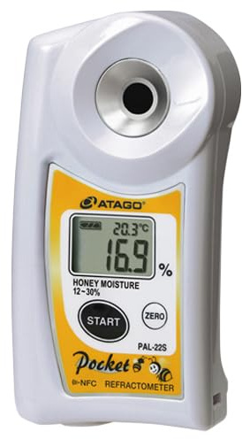 ATAGO Honey Refractometer PAL-22S (with Silicon Cover, no Batteries) | Mit Silikonhülle, Ohne Batterien