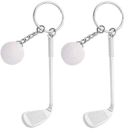 Cosysparks Golf Geschenke für Männer Golf Geschenke für Männer und Frauen Mini Schlüsselanhänger Sport Schlüsselanhänger Neuheit Schlüsselanhänger Geschenke für Sportvereine Liebhaber