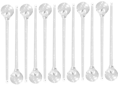 Amosfun 12 STK Anhänger Mit Tropfenperlen Braut- Dekoration Funkelnd Lametta Blumengirlande Gitter Glyzinien Künstliche Blumen Girlanden Regentropfen-Ornamente Kronleuchter Tür Acryl Weiß