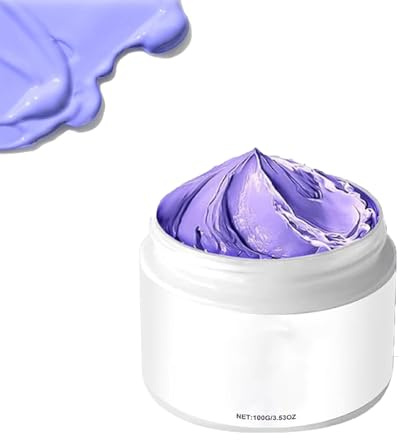 Violette Keratin-Haarmaske, Haarmaske, Tiefenpflege für das Haar, spendet Feuchtigkeit und macht es wieder weich, verstärkt den Glanz (1pcs)