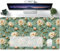 Mouse Pad White Flowers - Extended XXXL Gaming Mousepad Desk Keyboard Pad, Non-Slip Base, Waterproof Computer Keyboard Mouse Mat for Gamer, Computer/Laptops - 600x300mm