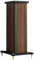 Wood Grain Speaker Stands, Universal Bookshelf Speaker Stands Pair for Home Theater, Sand Fillable Base Design(Brown,60cm)
