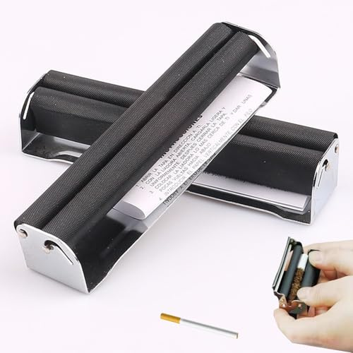 2stück Tabakroller,Cigarette Machine,2 In 1 Zigarettenstopfmaschine - 70mm+110mm Zigarettenroller,Drehmaschine Zigaretten,Zigaretten Dreh Maschine,Joint Drehmaschine,Perfekte Unterstützung Fürs Drehen