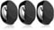 Geekria In-Ear Headset Smart Storage Box, Earphone Bobbin Winder Wrap, Headphone Cable Storage Organizer, Earbuds Holder Case, Wire Keeper, Cord Tangle-Free Portable Manager (3PCS / Black)