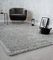 the carpet Willow Langflor, Hochflor Teppich, Wohnzimmer, Schlafzimmer, Modern, Weich, Matt, Einfarbig, Unifarben, Silber 160 x 230 cm