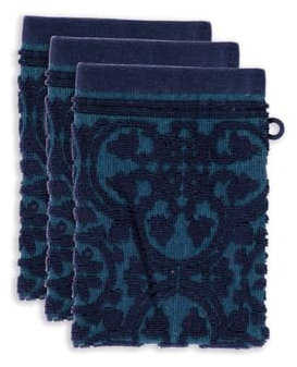 Pip Studio Waschlappen Set/3 Tile de Pip Dunkelblau 16x22 cm
