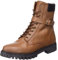 Tommy Hilfiger Stivali Bassi Donna Buckle Lace Up Stivaletti, Marrone (Natural Cognac), 36 EU