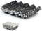 Tapeera Support Savon Terrazzo Jesmonite Noir – Porte Savon Salle de Bain Cuisine – Antidérapant Auto-drainant – Évier Douche Vasque Baignoire – Idée Cadeau Design Moderne