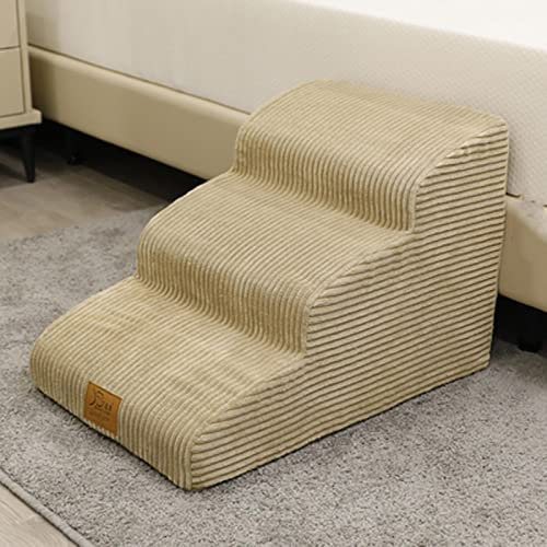 Yanman Hundetreppe für Schlafsofa, rutschfest, waschbar, 3 Stufen, Haustier-Stufen, 40 x 60 x 40 cm, leicht zu klettern, Haustier-Treppenstufen