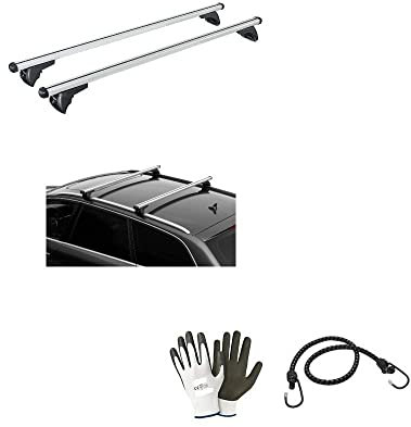 KOMPATIBEL MIT Opel Astra J Sports Tourer 11/12 A 02/16 DACHTRÄGER FÜR Fahrzeuge 110CM FÜR Fahrzeuge MIT Standard Regel NIEDRIGE DACHTRÄGER Aluminium 90KG ZUGELASSEN