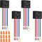 Youmile 4 pcs 3-Way Touch Dimmer Switch Desk Lamp Sensor Module Control Module 3-Segment Dimming Mode Dimmer Repair Kit Replacement,with Wiring Caps