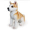Plüschtier Hund Shiba Inu, Supersüß Kuscheltier Hund Sitzen Plüschhund Realistisches Plüsch Hund Welpe Weiches Plüsch Hundekissen Spielzeug Flauschiges Stofftier Geschenk für Kinder Mädchen