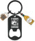 NZDFH Personalisierte Flaschenöffner mit Gravur - Schlüsselanhänger Doppelfunktion als Bieröffner - Geschenke für Männer, Vatertag & Geburtstag - Personalisierte Keyholder mit Kennzeichen/Text