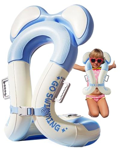 Opdestn Kinder Schwimmweste - Aufblasbare Kinder-Schwimmweste Mit Armflügeln - Schwimmgürtel Mit Verstellbarem Sicherheitsverschluss Für Garten, Fluss, See Und