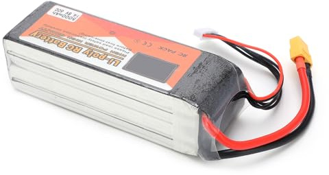 Yctze 14,8V 60C 5000mAh 4S Lipo Akku XT60 Stecker für Hochleistungs-RC Racing Drone Car Boat