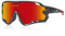 Queshark Polarisiert Fahrradbrille mit 4 wechselgläser TR90 Rahmen für Herren Damen Sportsonnenbrille Sport Radfahren MTB Radbrille Sportbrille Fahren Angeln Baseball Laufen