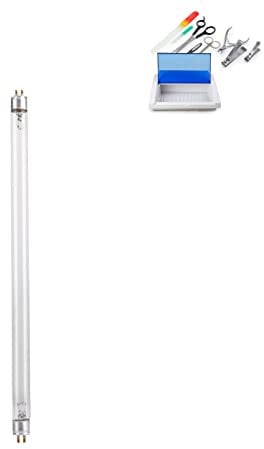 Tubo Luce Ultravioletta, Lampada Accessori per Sterilizzatore, Lampadina di Ricambio per Salone di Bellezza, Nail Art (8W)
