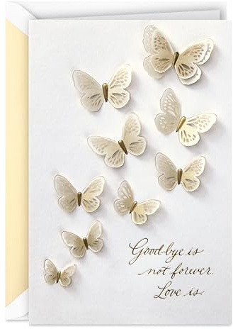 Hallmark Signature Sympathy Card (Butterflies)