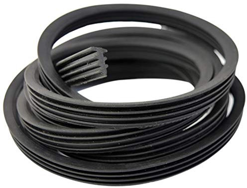 Pangyoo PYouo-Dichtungsband Fensterdichtungsstreifen schalldicht Winddicht wasserdichter Artikel PVC Glas Aluminiumlegierung Türfensterdichtung, Effiziente Abdichtung (Color : C Blcak, Length : 3M)
