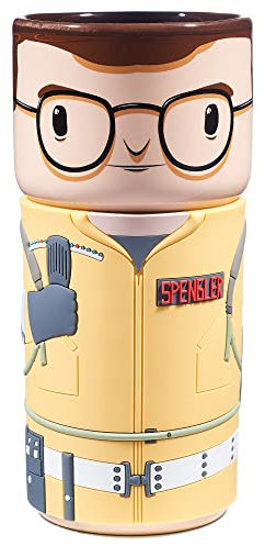 Numskull Ghostbusters Egon Spengler CosCup - Taza de cerámica con manga de goma, 400 ml, producto oficial de Cazafantasmas