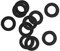 Trompeten Filz Pads, Trompeten Filz Unterlegscheiben, Trompeten Filz Pads, Trompeten, Ersatz Zubehör für Blechblasinstrumente, Schwarz