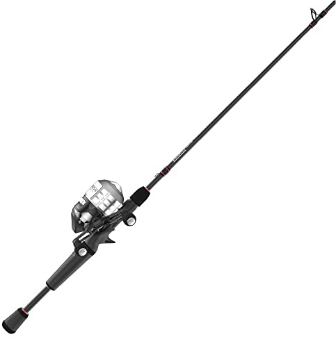 Zebco Delta Spincast Spule und Angelrute Combo, sofortige Anti-Reverse-Kupplung, wechselbar Rechts- oder Linkshänder, vorgespult mit Zebco Angelschnur