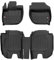 OMAC Gummi Fußmatten kompatibel mit Honda HR-V 2015-2021 Premium TPE Automatten Schwarz 3X