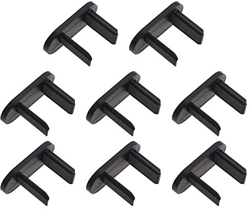 eMagTech 8 Stück Auto-Heckklappen-Clips, Ersatz-Clips, kompatibel mit Ford Fiesta MK8 Heckklappenregal, Tablett, Gurt, Schnur, Feste Clips