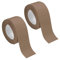 QUARKZMAN 2 Rotoli Nastro Sigillante Silicone Marrone Impermeabile Autoadesivo 15 x 10.5Ft Nastro Sigillante Wc Nastro Sigillante Vasca Bagno Piano Cucina Lavello Protezione Bordo Pavimento