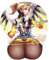 Anime Mercy 3D Mauspad mit Handgelenkauflage Gaming Mauspads Rutschfestes Mauspad 3D Mauspads 3D Ergonomisches Mauspad（C）