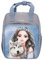 Depesche 13154 TOPModel Wolf - Rucksack in Dunkelblau, mit Model Motiv, Sternen und Glitzer, Tasche mit verstellbaren Trägern