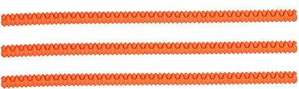 Protecteur de Grille de Four, Bras de Grille de Four en Silicone Anti-brûlure, Protecteur de Grille de Four Anti-brûlure, pour Lave-Vaisselle (Orange)