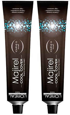 Loreal 2 er Pack Loreal Majirel Cool Cover 50ml 4,3 CC Mittelbraun Goldbeige