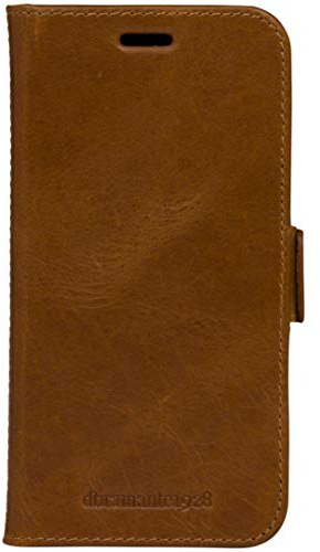 dbramante1928 - Copenhagen Hülle für iPhone X/Xs - Klapphülle aus robustem, hochwertigem Leder - Mit Kartenfach und Standfunktion (Brown)