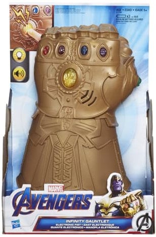 Marvel Avengers: Infinity War, Gant électronique Infinity Gauntlet, Jouet de déguisement avec Sons et lumières, dès 5 Ans