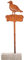 Schatzkammer Design® Blumenstecker und Gartenstecker Edelrost | Galionsfiguren Maritim | Made in Germany | Gerostet in Handarbeit | 28-60cm hoch | bis zu 3 Varianten (Möwe, S)