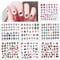 Konsait Halloween 3D Nagelsticker Selbstklebend Wassertransfer(310+ Design), Totenkopf Katze Rose Bat Ghost Spinnennetz Nail Art Sticker Nagel Abziehbilder für Kinder Mädchen Halloween Dekoration
