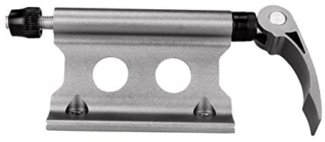 BESPORTBLE Front Axle Bike Fork Mount Quick Release Retaining Clip Versatile Bike Block Mount for Travel