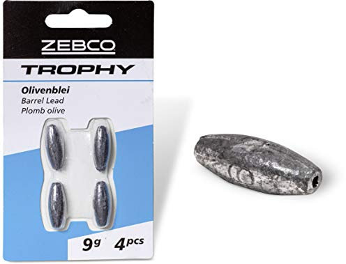Zebco Qualitäts Trophy Olivenblei Angelblei Blei Grundblei Angeln Angel Zubehör, Diverse, 20 g