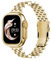 Juntan Watch Bracelet Compatible for Apple Watch Band 42mm 44mm 45mm 49mm iWatch Series10 9 8 7 6 5 4 3 2 1 Apple Watch Sport Brushed Stainless Steel Watch Band Gold