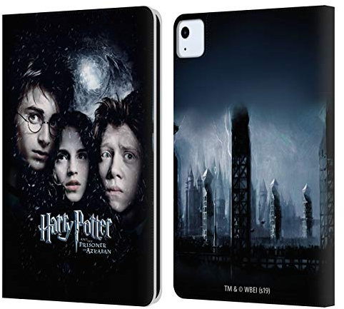 Head Case Designs Licenciado Oficialmente Harry Potter Póster 3 de Ron, Harry y Hermione Prisionero de Azkaban IV Carcasa de Cuero Tipo Libro Compatible con Apple iPad Air 2020/2022