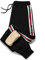 AOTORR Men's Fleece Jogger Sweatpants Casual Winter Warm Plush Trousers Running Pants LK46 Black M